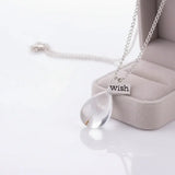 Boho Dandelion Crystal Pendant Necklace Charm Jewelry for Women & Men