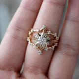 Women'S Style Italian Niche Zircon French Ornament Rings