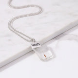 Boho Dandelion Crystal Pendant Necklace Charm Jewelry for Women & Men