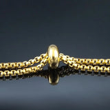 Stainless Steel Long Necklaces Gold Color round Flower Women Long Necklace Jewelry Sautoir Femme Long Acier Inoxydable